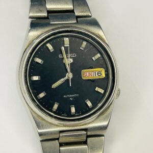 Vintage Seiko 5 Automatic Black Dial Men's Watch
