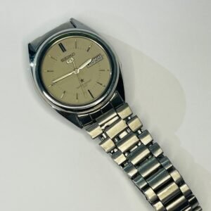 Vintage Seiko 5 Automatic Champagne Dial Men's Watch