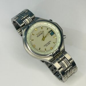 Elgin Solar Drive Radio Control Champagne Dial Men's Watch